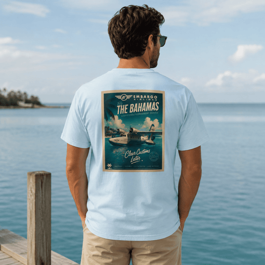 Embargo Aviation Fly Bahamas T Shirt