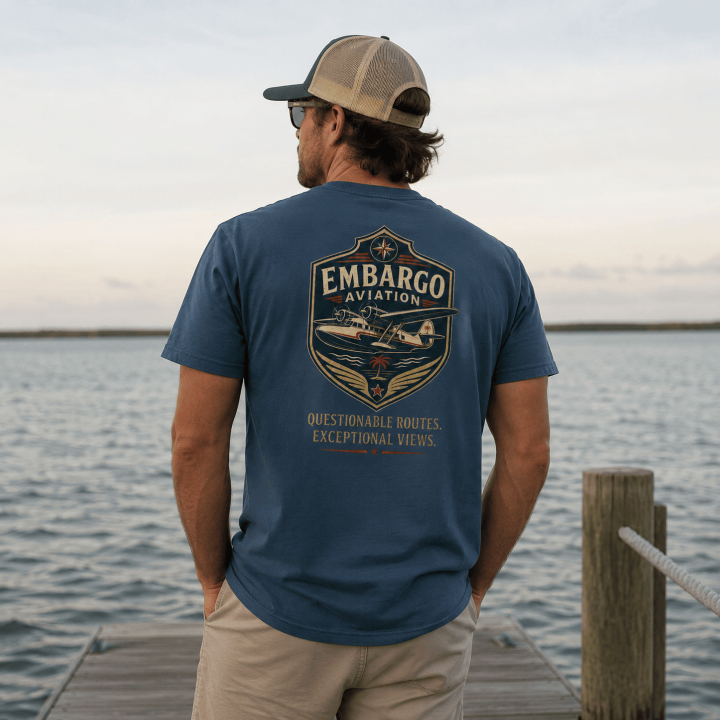 Embargo Aviation Crest T-shirt