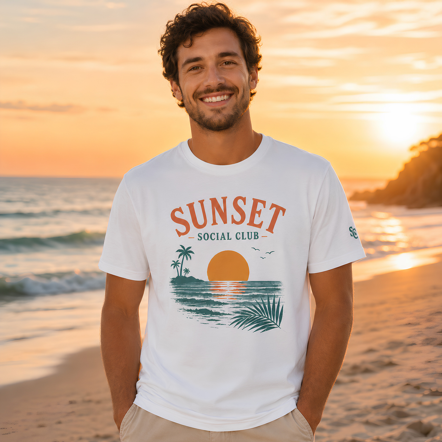 Sunset Social Club - Front Print