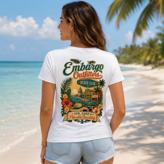 Women's Havana Beach Club V-neck T-shirt