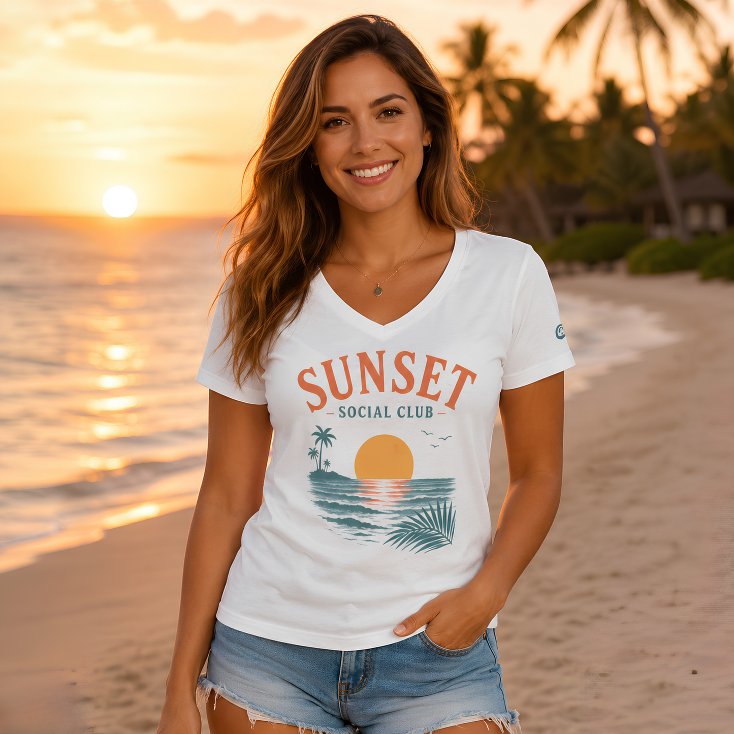 Women’s Sunset Social Club - Front Print